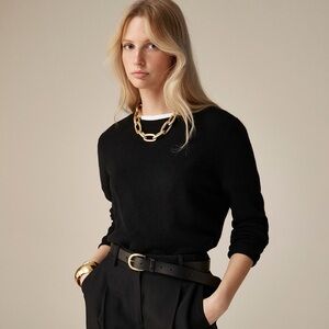 J. Crew Women’s Cashmere classic-fit crewneck sweater